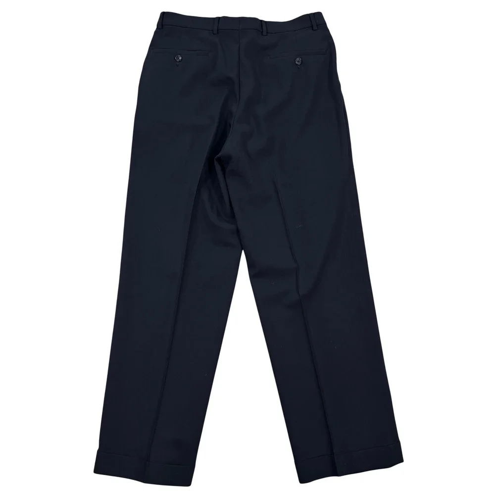 Joseph Feiss Mens 38S Short Classic Fit Navy Wool Suit Jacket Blazer Pants 32x30